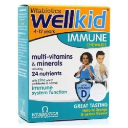 WELLKID IMMUNE CHEWABLE4-12YRS